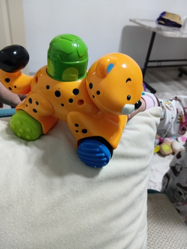 Renkli Fisher-Price Oyuncak Leopar - Görsel 2