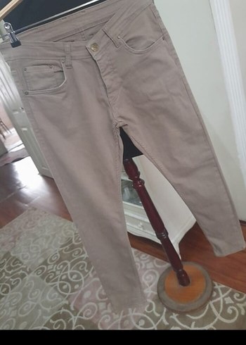 Gri Erkek Normal Kesim Denim Pantolon - Görsel 3