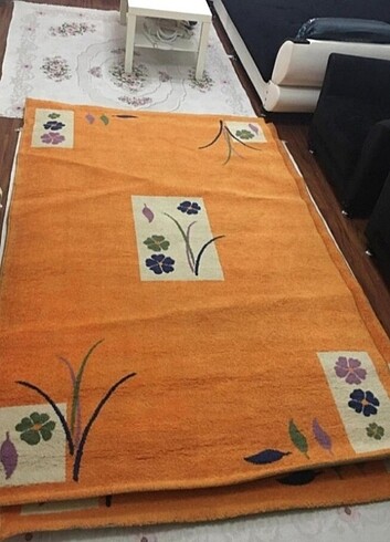 Saray halı üçlü takım yeni  - Görsel 3