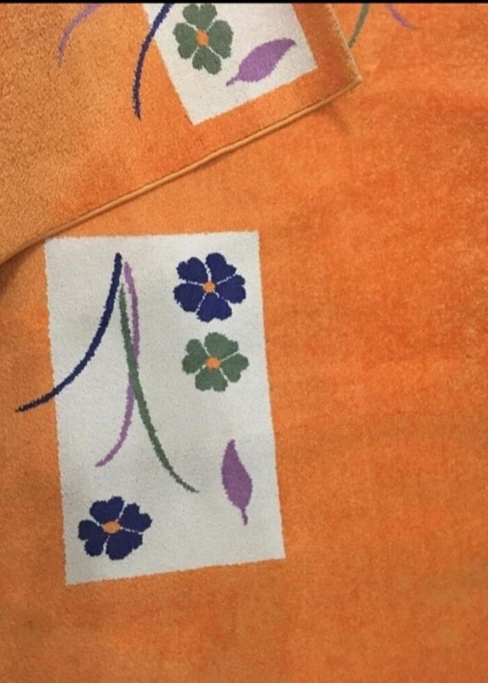 Saray halı üçlü takım yeni  - Görsel 5