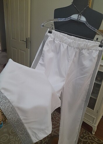 Şık beyaz pantolon S,M,L  - Görsel 2