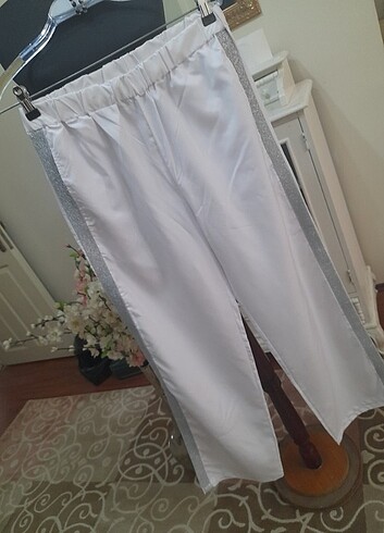 Şık beyaz pantolon S,M,L  - Görsel 4