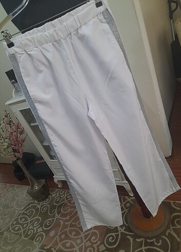 Şık beyaz pantolon S,M,L  - Görsel 7