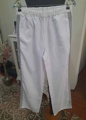 Şık beyaz pantolon S,M,L  - Görsel 9