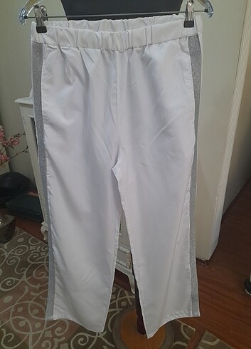 Şık beyaz pantolon S,M,L  - Görsel 11