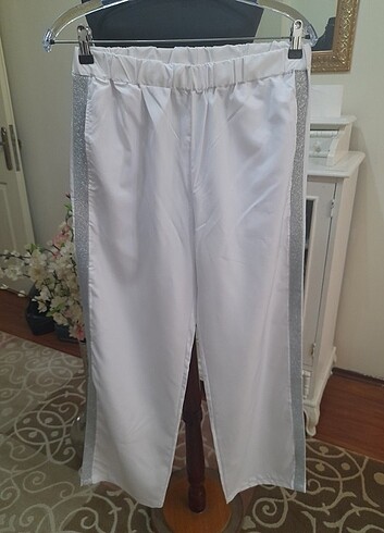 Şık beyaz pantolon S,M,L  - Görsel 14