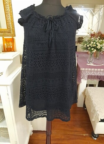 Topshop dantel elbise  - Görsel 10