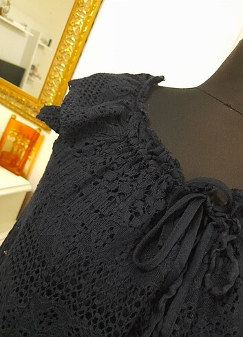 Topshop dantel elbise  - Görsel 13