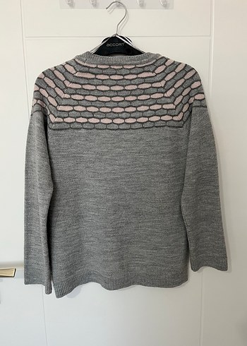 LC Waikiki Gri Örgü Kadın Kazak