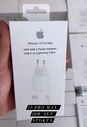 İPhone 20 Watt Şarj Seti