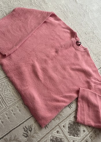 Pembe Triko Kadın Sweatshirt