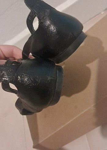 39 Beden siyah Renk Kadın Babet