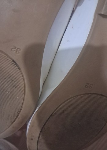 Kız Çocuk Beyaz Tokalı Babet Ayakkabı - Görsel 4