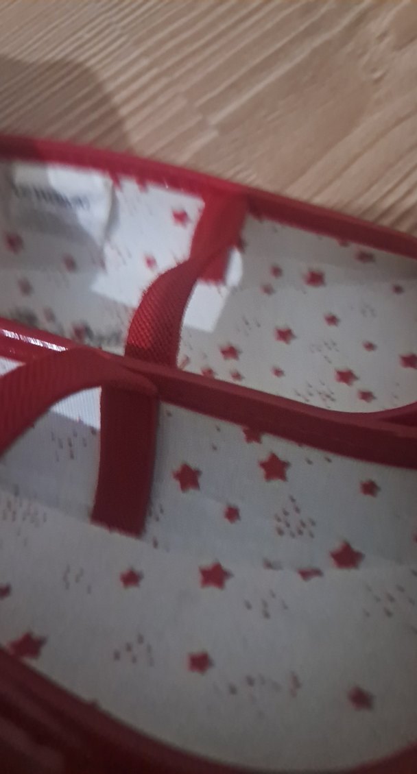 Kız Çocuk Kırmızı Fiyonk Detaylı Babet - Görsel 3