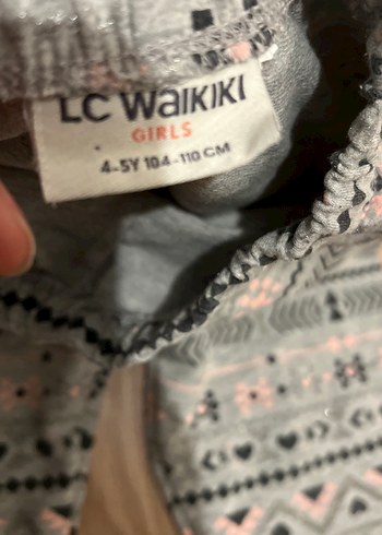 Kız Çocuk Gevşek Kesim Yıldız Desenli Tayt - Görsel 4