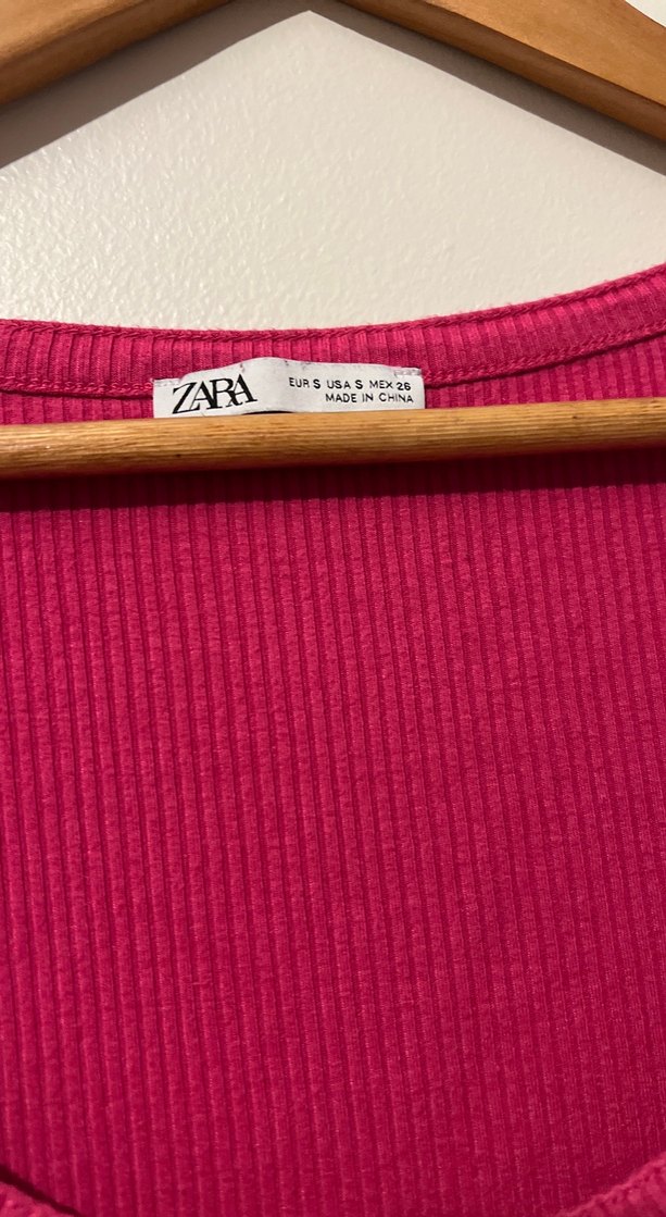 Pembe Kısa Kollu Kadın Tişört - Görsel 2