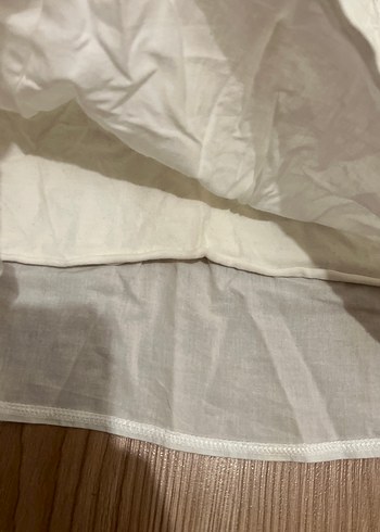 Kız Çocuk Beyaz Kısa Kollu Fırfırlı Elbise - Görsel 5