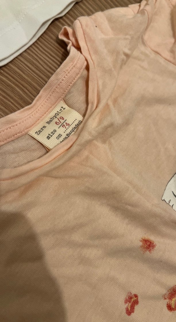 Kız Çocuk Baskılı Kısa Kollu Tişörtler - Görsel 2