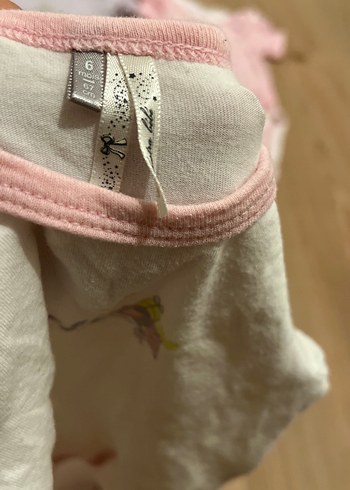 Kız Bebek Kısa Kollu Baskılı Body Seti - Görsel 3