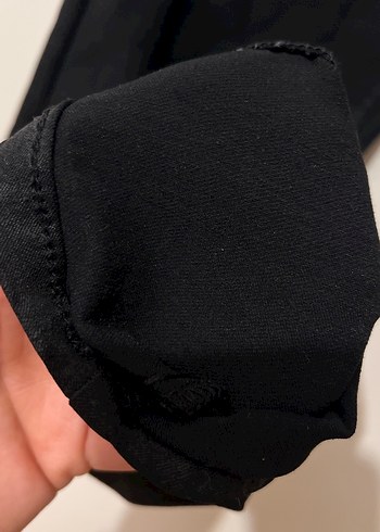 Siyah Midi Kadın Denim Pantolon - Görsel 3