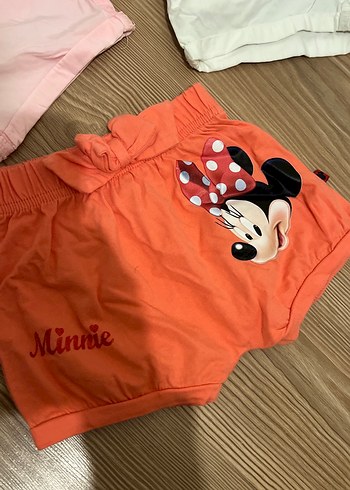 Kızlar için Çok Renkli Pamuklu Rahat Şortlar - Görsel 2