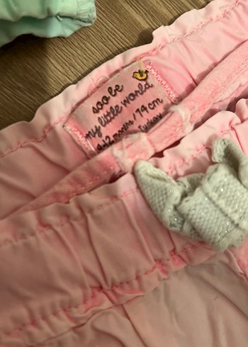 Kızlar için Çok Renkli Pamuklu Rahat Şortlar - Görsel 3