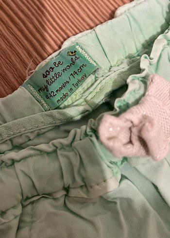 Kızlar için Çok Renkli Pamuklu Rahat Şortlar - Görsel 4