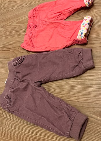 Kız Çocuk Renkli Pamuklu Bol Kesim Pantolonlar - Görsel 2