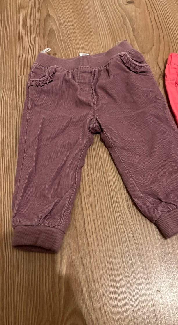 Kız Çocuk Renkli Pamuklu Bol Kesim Pantolonlar - Görsel 3