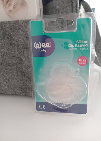 Weekday Wee Baby Silikon Diş Kaşıyıcı Mavi