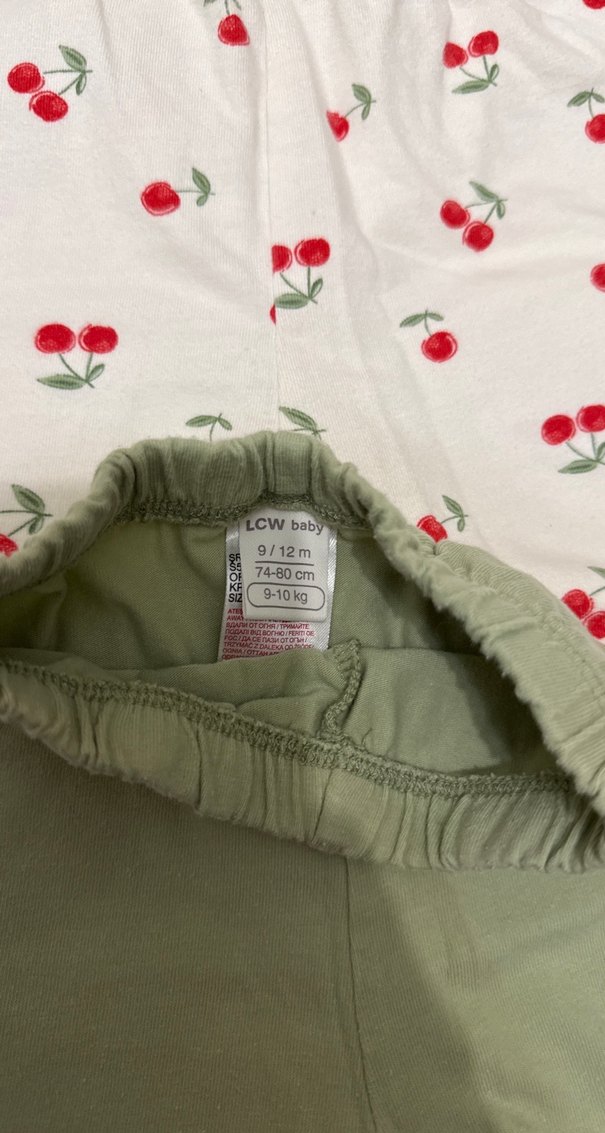 Kız Çocuk Rahat Kesim Pamuklu Şort Seti - Görsel 2