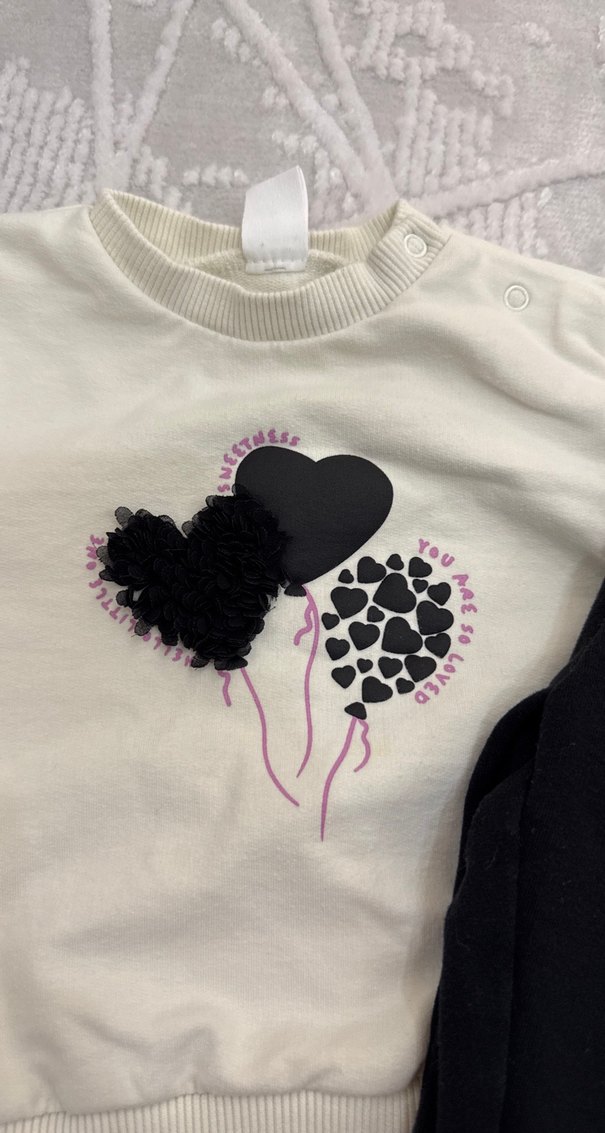 Kız Bebek Uzun Kollu Takım - Görsel 2