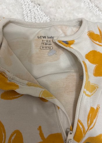 Sarı Çiçekli Bebek Kız Tulum - Görsel 2