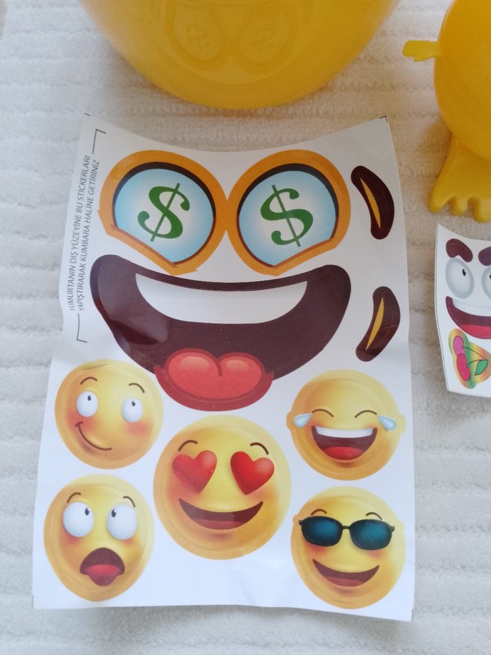 Sarı Renkli Eğitici Oyuncak Seti Kumbara - Görsel 2