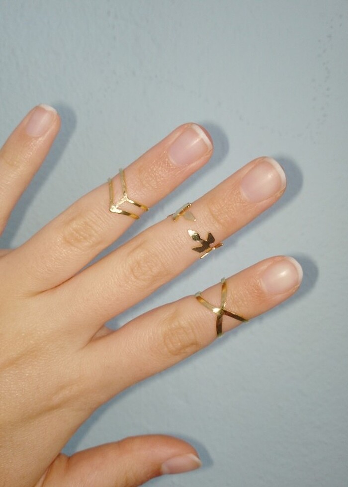 Eklem yüzükleri 3 adet altın - Görsel 2