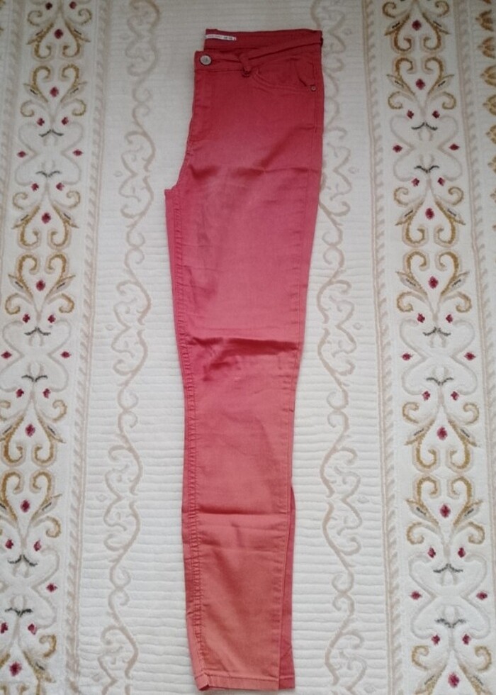 Lcw skinny jean kiremit rengi pantolon - Görsel 3