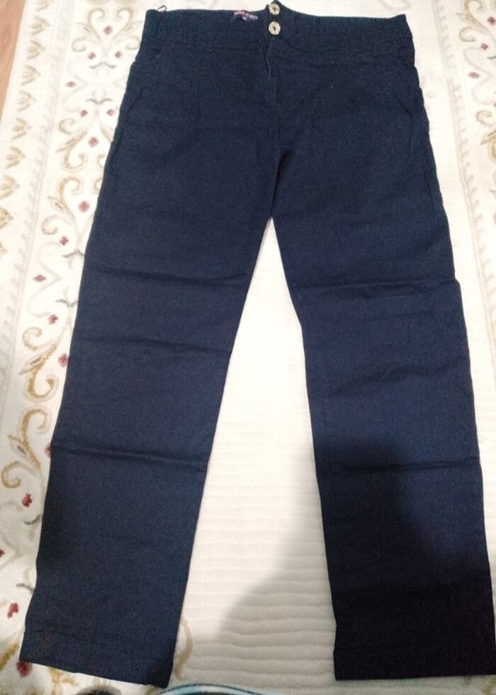 38 40 beden lacivert kumaş pantolon  - Görsel 5