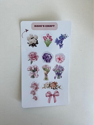 Flowers sticker