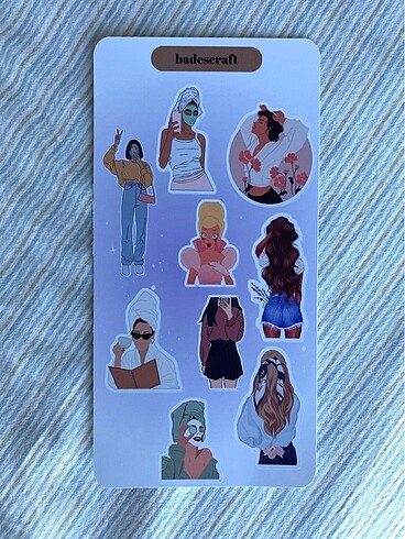 Girl sticker