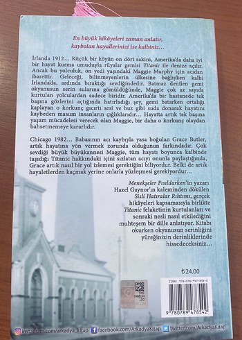 Sisli Hatıralar Rıhtımı - Hazel Gaynor