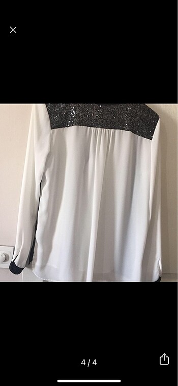 xl Beden Yazlık pullu-taşlı gömlek