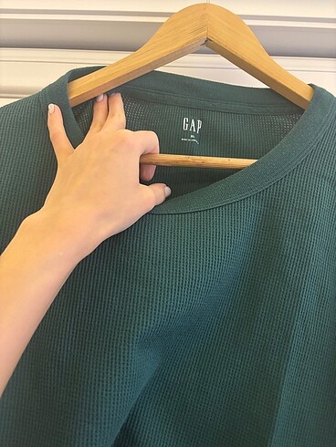 xl Beden haki Renk GAP uzun kollu body tişört bluz
