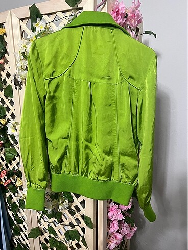 m Beden yeşil Renk Collezione fıstık yeşili ceket