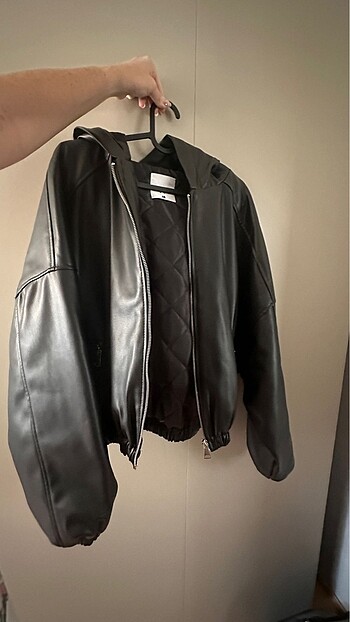 Zara Zara bomber deri ceket