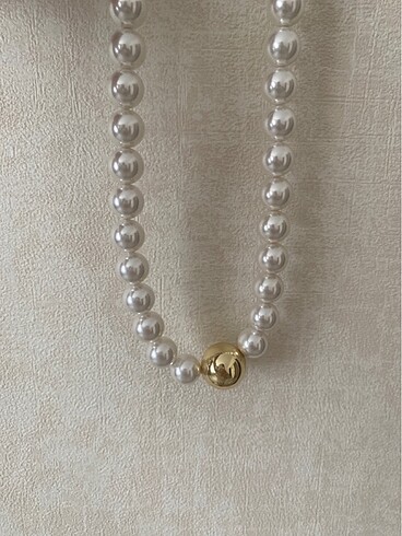 İNCİ KOLYE KÜPE TAKIMI - Görsel 3