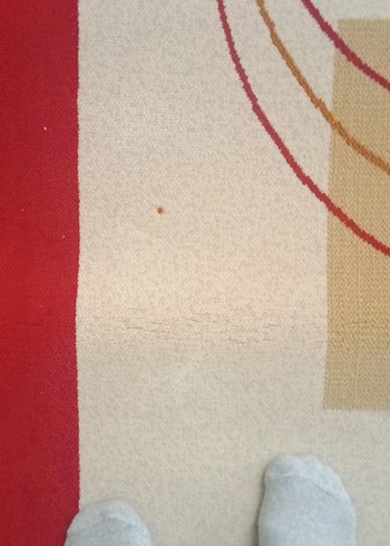 Açık Kırmızı Modern Desenli Halı - Görsel 2