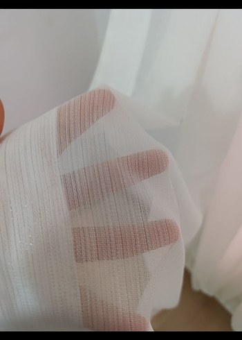 Beyaz Düz Perde - Görsel 2