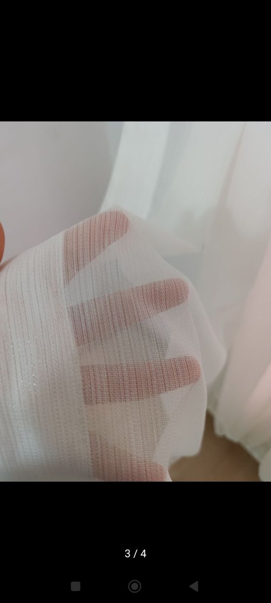 Beyaz Düz Perde - Görsel 2