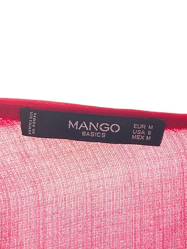 m Beden kırmızı Renk Mango Bluz %70 İndirimli.