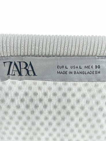 l Beden beyaz Renk Zara Mini Etek %70 İndirimli.